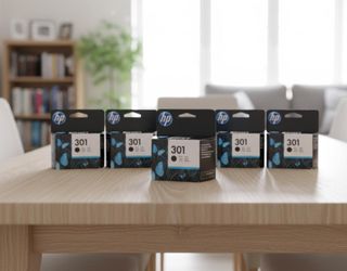 5 cartuchos HP 301 negros originales