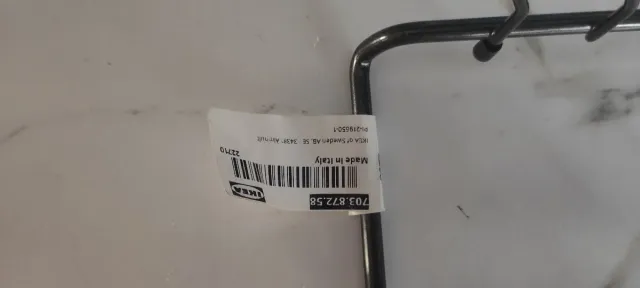 RINNIG Portaplatos IKEA Negro