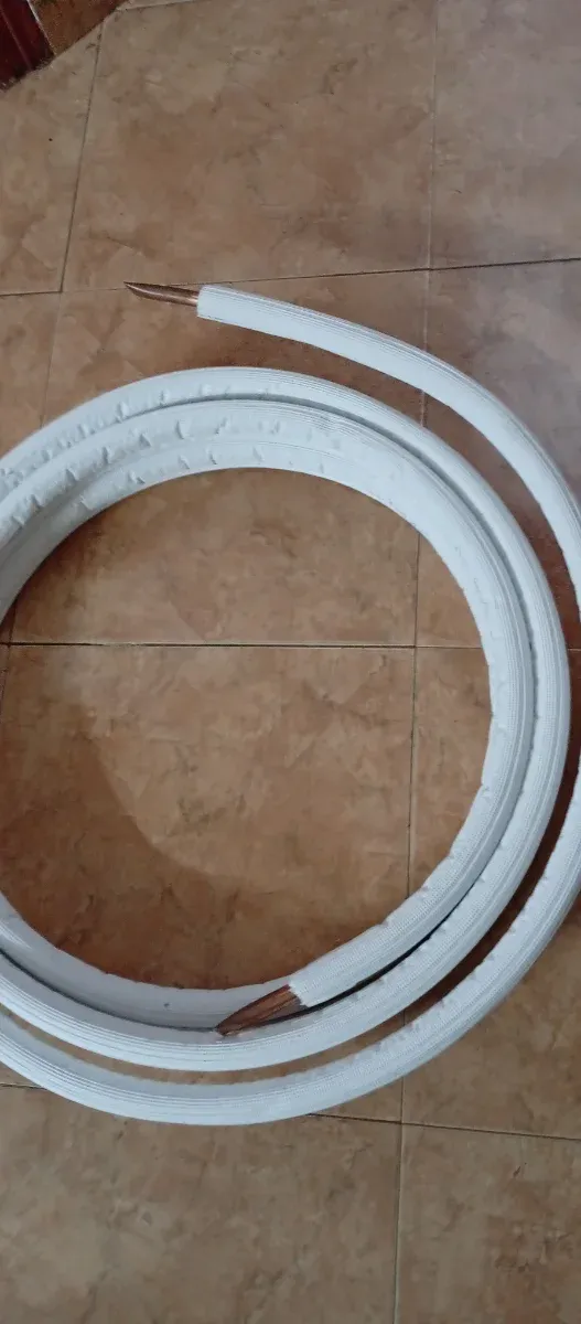 Tubo de cobre aislado