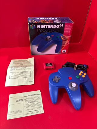 Mando Nintendo 64 Azul + Memory Pak