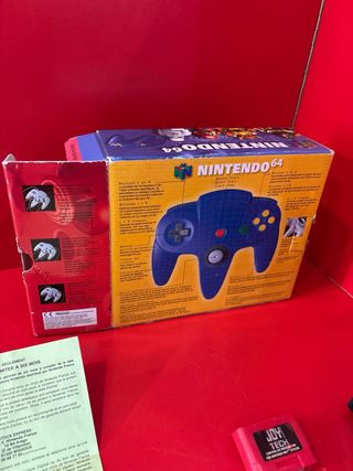 Mando Nintendo 64 Azul + Memory Pak