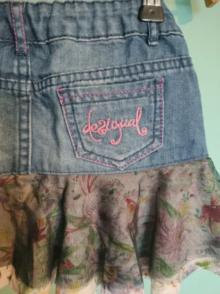 Falda Desigual niña 7/8 años