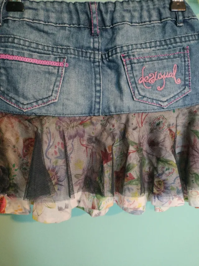 Falda Desigual niña 7/8 años