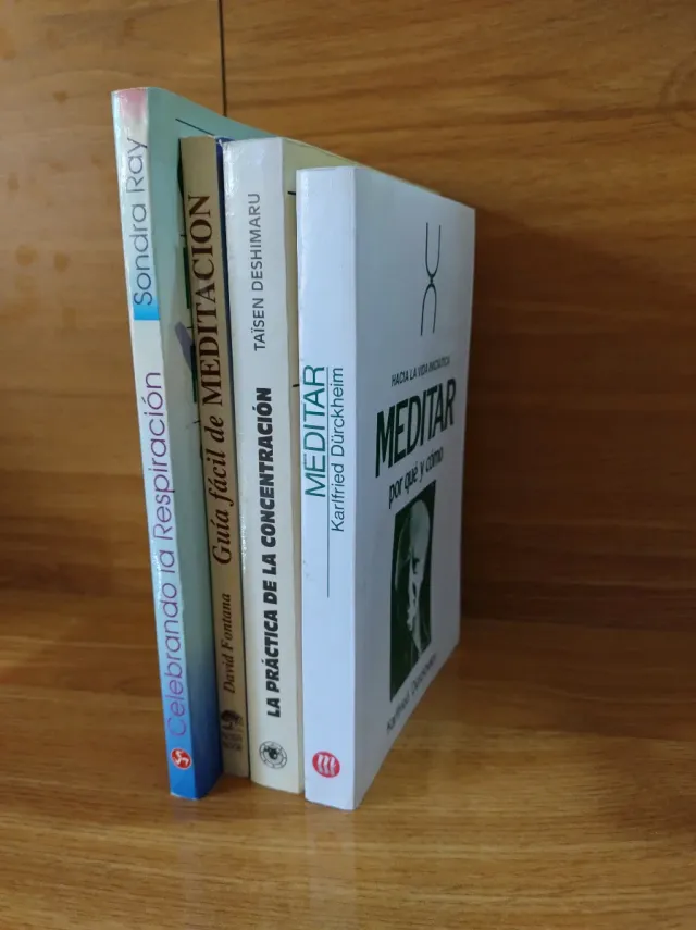 Pack 4 Libros Meditación y Respiración