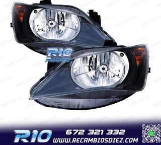 FAROS PARA SEAT IBIZA 12-15 FONDO NEGRO