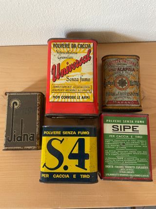 Latte varie Polvere da Sparo Vuote