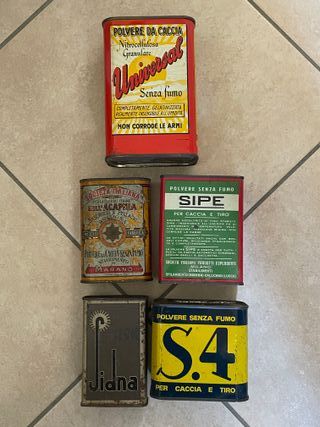 Latte varie Polvere da Sparo Vuote
