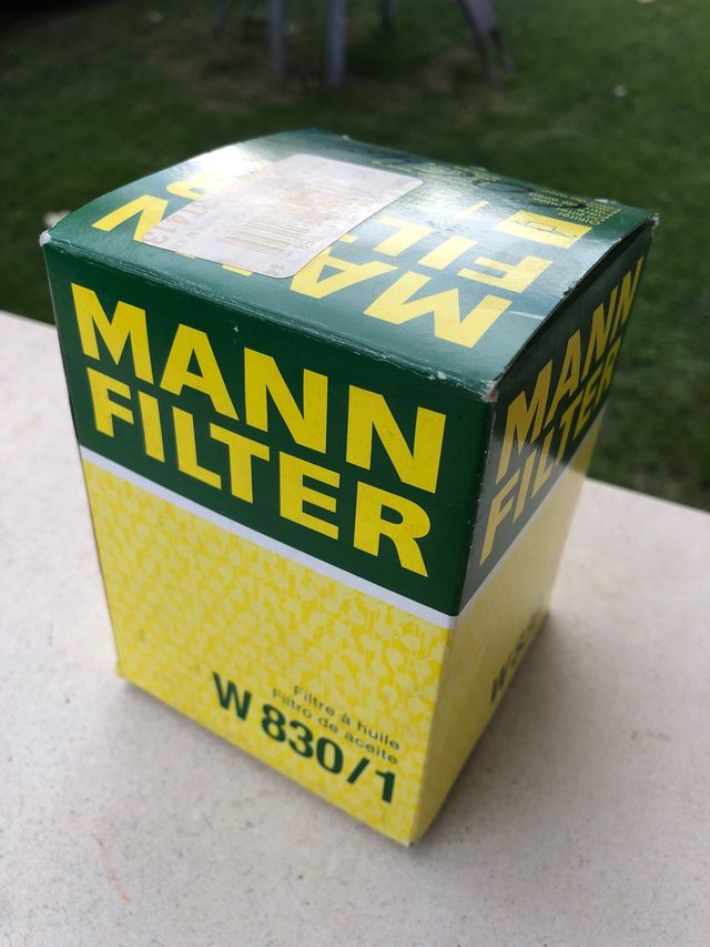 Filtro aceite mann w830/1