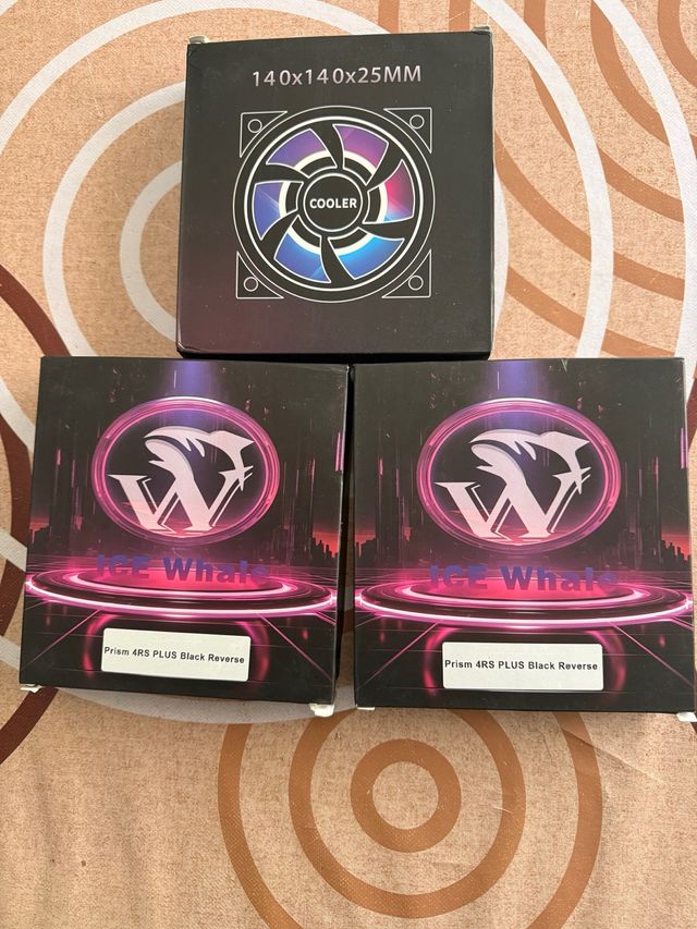 3 Ventiladores ICE WHALE Prism 4RS PLUS