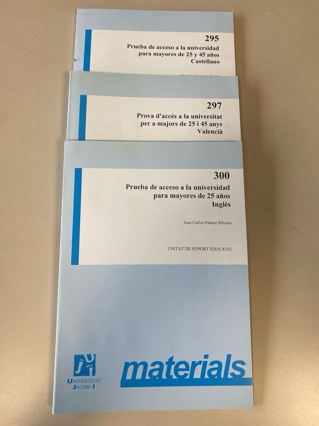 Prueba de acceso a la universidad para mayores 25