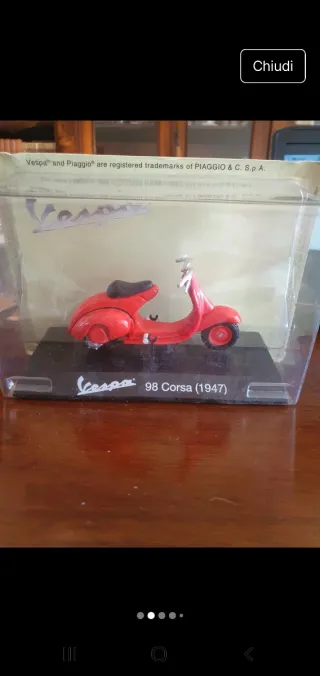 Modellini Vespa - Set 6 Pezzi