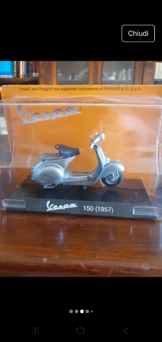 Modellini Vespa - Set 6 Pezzi