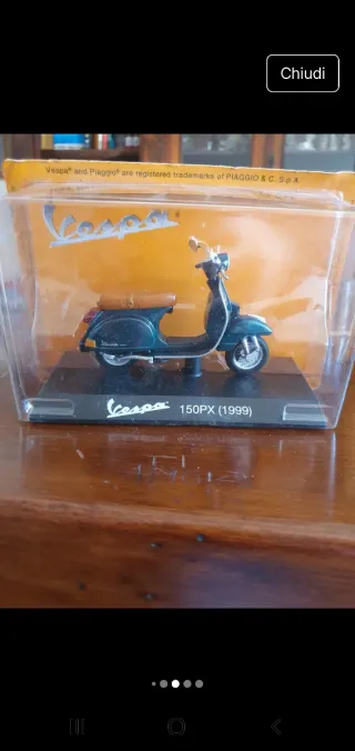Modellini Vespa - Set 6 Pezzi
