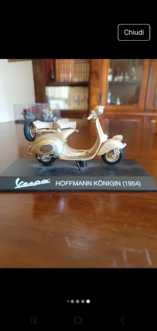 Modellini Vespa - Set 6 Pezzi