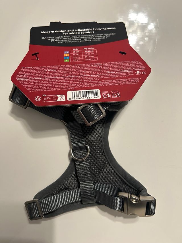 Arnés para gato o perro gotto Talla XS