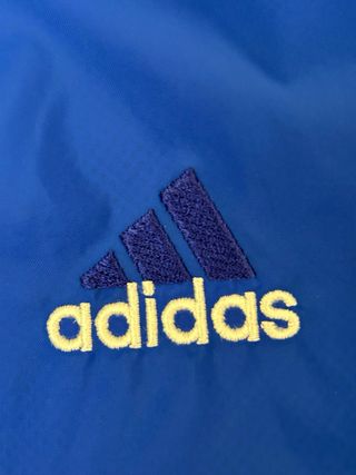 Chubasquero/Cortavientos Adidas Azul y Negro