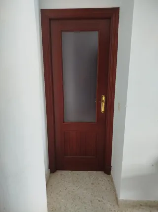 Puerta de paso madera