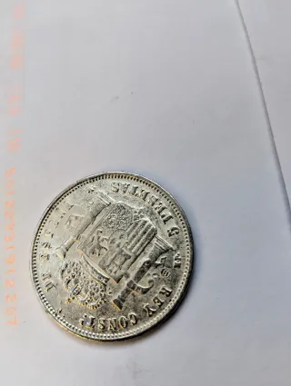 Moneda 50 Pesetas Franco estrella 58