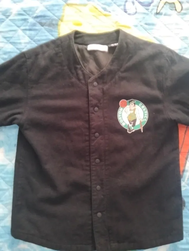 Chaqueta niño Boston Celtics verde, T-11-12 años.