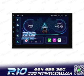 RADIO GPS ANDROID 14 2DIN 7" MULTIMEDIA GPS HD 3 USB SD