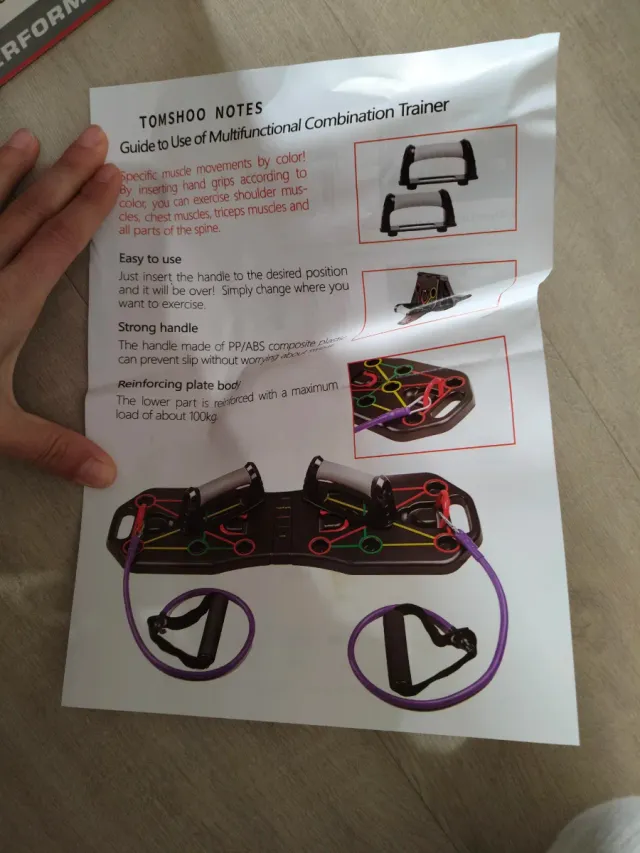 Tavola Allenamento Push-up Tomshoo