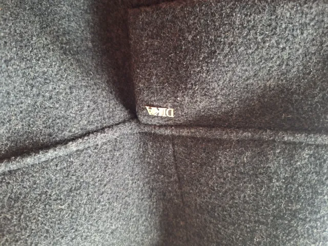 Abrigo vintage lana gris