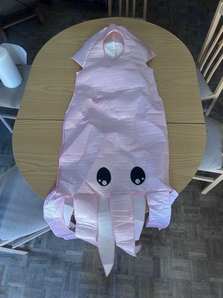 Disfraz Calamar Rosa Talla Única