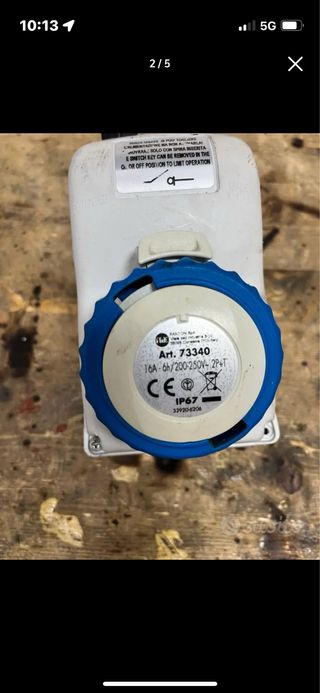 Prese interbloccate 230V 16A