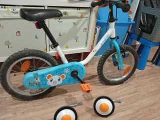 Bicicleta infantil Btwin azul