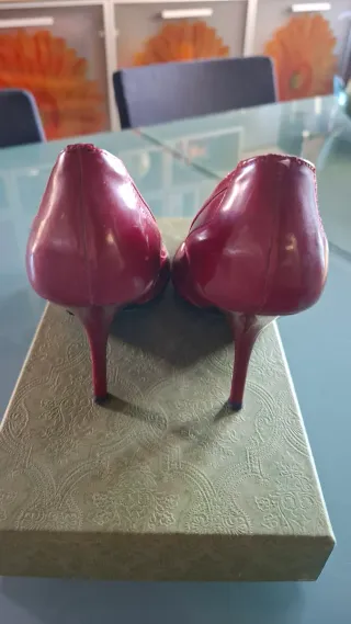 Scarpe tacco Gianfranco Ferré rosse