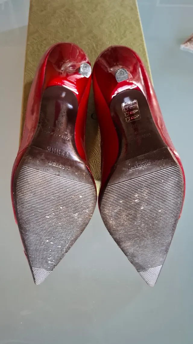 Scarpe tacco Gianfranco Ferré rosse