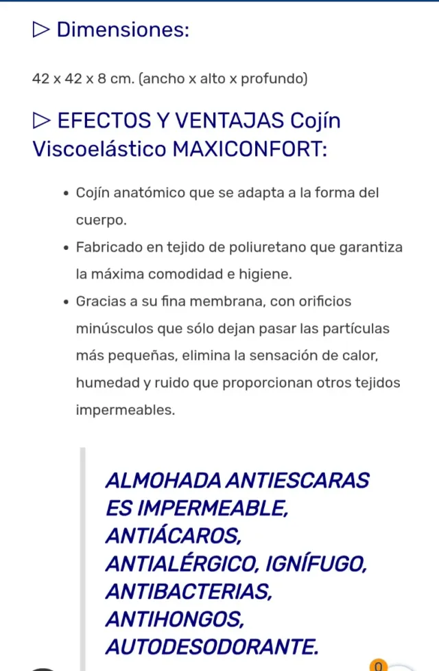 Cojín herradura para coxis, hemorroides, etc.