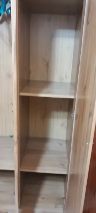 Armario 3 puertas con espejo BRIMNES Ikea madera