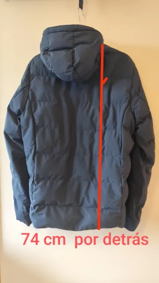 Chaqueta impermeable acolchada Schmuddelwedda azul