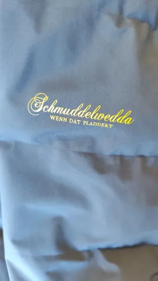 Chaqueta impermeable acolchada Schmuddelwedda azul