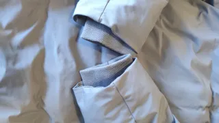 Chaqueta impermeable acolchada Schmuddelwedda azul