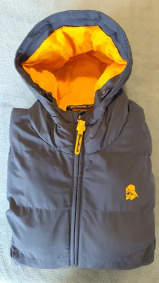 Chaqueta impermeable acolchada Schmuddelwedda azul