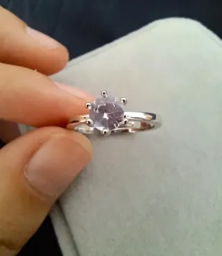 Anillo Plata 925 Circonita Ajustable