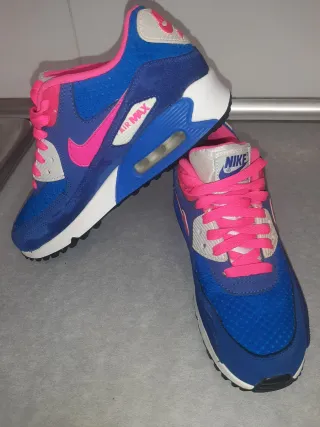 Zapatillas Nike Air Max Azul y Rosa