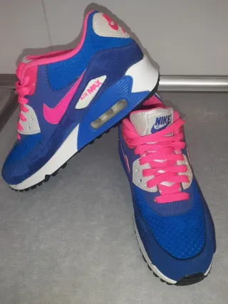 Zapatillas Nike Air Max Azul y Rosa