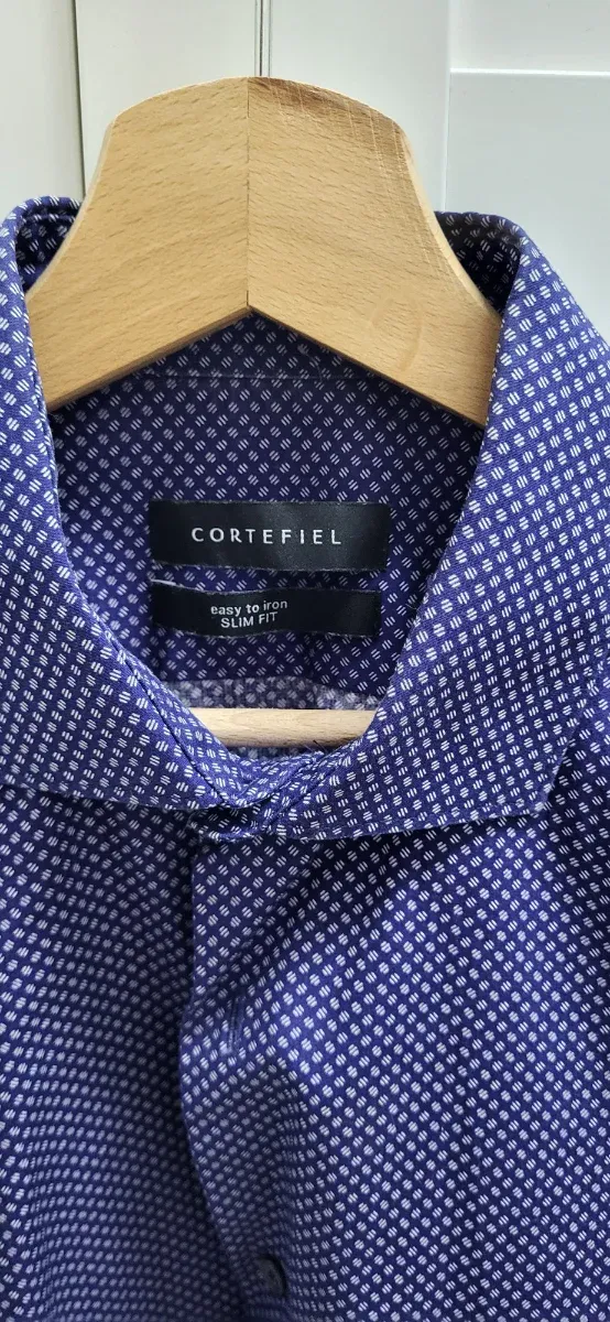 Camisa CORTEFIELAzul/Blanco Talla M