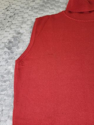 Chaleco Lana Cuello Alto Unit Talla 42