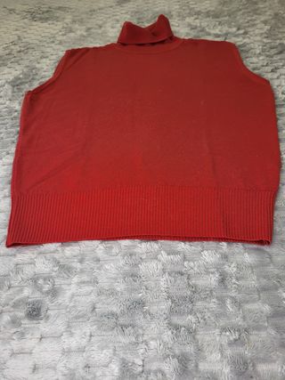 Chaleco Lana Cuello Alto Unit Talla 42