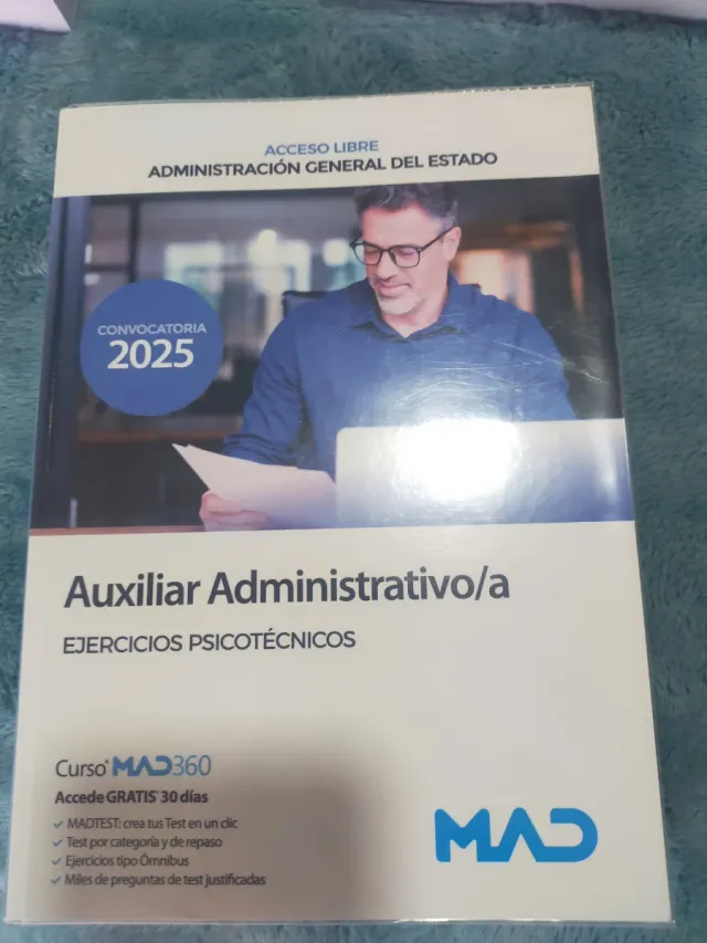 Auxiliar Administrativo Temario 2025
