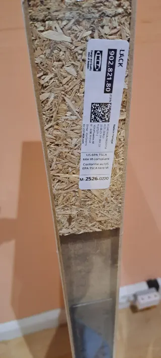 Estante LACK IKEA blanco 110x26 cm