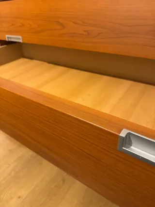 Cassettiera vintage in legno massello