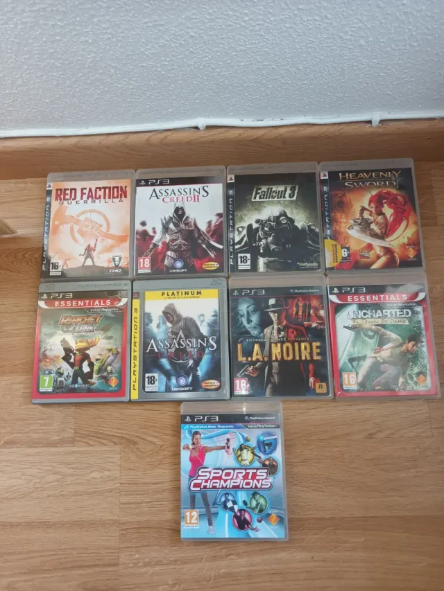 Lote 9 Juegos PS3: Acción, Shooter, Deportes