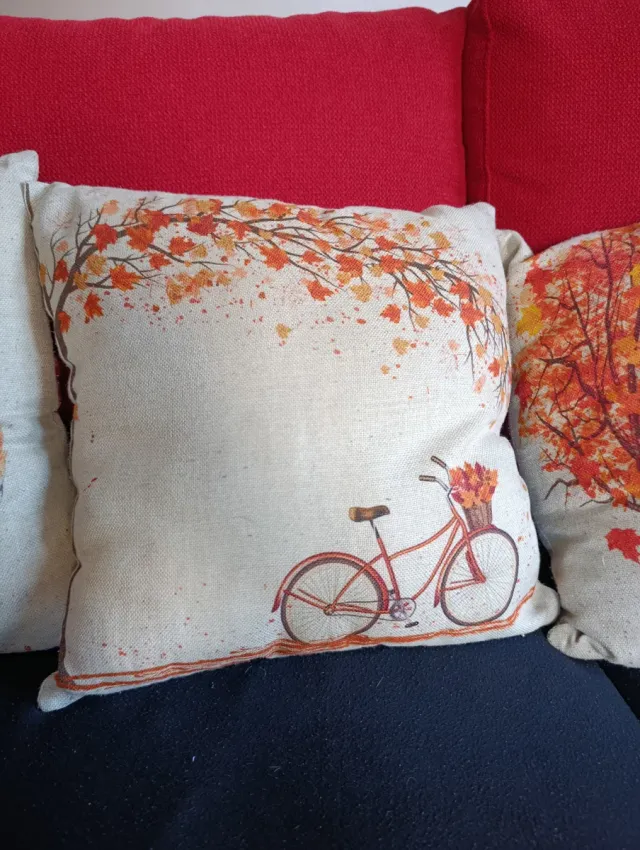 Fodere cuscino in tela arazzo autunnale