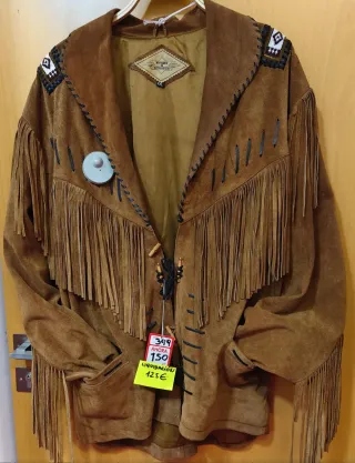 Chaqueta vaquera flecos Stars & Stripes XL