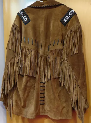 Chaqueta vaquera flecos Stars & Stripes XL